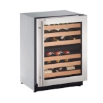 U-Line U-2224ZWCS-15B - Wine Refrigerator, 23-5/8