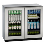 U-Line U-3036RRGLINT-00B - Undercounter Dual Temp, 35-7/16