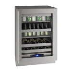 U-Line UHBV524-SG01A - Undercounter Refrigerator, 23-5/8
