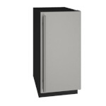 (Discontinued) U-Line UHNP115-SS01B - Nugget Ice Maker With Bin, 14-15/16
