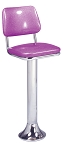 Vitro 1500-530 - Classic Stool with Back & Fountain Base, Grade 5
