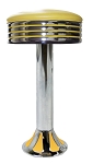 Vitro 1700-782 - Classic Grooved Ring Stool with Teardrop Base, Grade 5