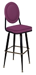 Vitro 265-X18 SHIB - Classic Tapered Leg Stool with Inset Back, 30