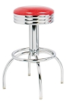 Vitro 300-49 NS/782 - Classic Scalloped Ring Stool with Arch Legs, 30