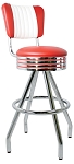 Vitro 400-782 RBMB - Classic Grooved Ring Stool with Malibu Back & Pyramid Base, 30