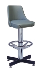 Vitro 500-242 WF - Classic Fully Upholstered Stool with Cross Feet, Grade 5