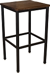 Vitro TUK-1150 BS - Tucker Series Barstool with Rustic Walnut Seat