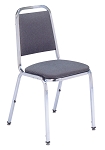 Vitro X-10 - Stacking Chair, Grade 5 Fully Upholstered, Curved Back