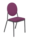 Vitro X-18 - Stacking Chair, Grade 5 Fully Upholstered, Oval Back