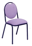 Vitro X-38 LS - Stacking Chair, Grade 5 Fully Upholstered, Oval Back