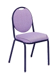 Vitro X-38 WF - Stacking Chair, Grade 5 Fully Upholstered, Oval Back