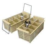 Vollrath 1372 - Flatware Basket, (8) compartment, 16