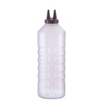 Vollrath 2232-13 - Twin Tip Squeeze Bottle Dispenser, 32 oz., standard cap, cle, (Case of 12)