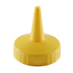 Vollrath 2813-08 - Squeeze Bottle Spout Cap, fits 8-32 oz. bottles, yellow, (Case of 12)