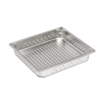 Vollrath 30123 - Super Pan V Food Pan, perforated, 2/3 size, 2-1/2