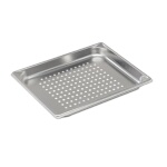 Vollrath 30213 - Super Pan V Food Pan, perforated, 1/2 size, 1-1/4