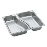 Vollrath 3100320 - Super Pan Super Shape Wild Pan, 1/3 size outer, 2.6 quart, (Case of 6)