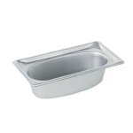 Vollrath 3103040 - Super Pan Super Shape 1/3 size Oval Pan, 2.2 quart, (Case of 6)