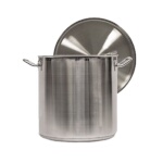 Vollrath 3506 - Optio Induction Stock Pot w/Cover, 27 qt.