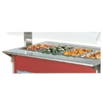 Vollrath 37509-2 - Signature Server Stainless Steel Countertop Plate Rest, ADA, inside corner station
