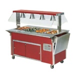 Vollrath 37522-2-C - V-rib Signature Server Classic Customer Side Tray Slide, 46 in.