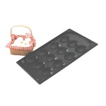 Vollrath 42100 - Egg Poacher Pan, 22 gauge, with SteelCoat non-stick coating, (Case of 6)