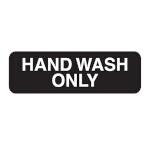 Vollrath 4504 - Hand Wash Only Sign, 3
