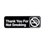 Vollrath 4521 - Thank You For Not Smoking Sign, 3