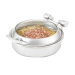 Vollrath 46125 - Intrigue Large Glass Top Induction Chafer, 6 qt.