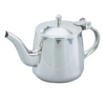 Vollrath 46310 - Gooseneck Teapot, mirror finish, hinged cover, 10 ounce, (Case of 12)