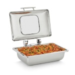 Vollrath 4644010 - Mirage Induction Chafer, 8.3 quart, (1) food pan & glass cover