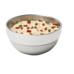 Vollrath 46665 - Double Wall Round Bowl, .75 quart, stainless steel,, (Case of 6)