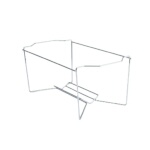 Vollrath 46872 - Wire Chafer Stand, 1/4