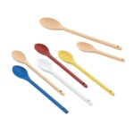 Vollrath 4689830 - Prep Spoon, High Temp Nylon-blue, Solid, 12