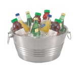 Vollrath 47226 - Round Tabletop Beverage Bin, 10 qt.