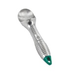 Vollrath 47276 - Ice Cream Scoop, size 16 green aluminum scoop, (Case of 12)
