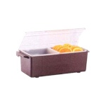 Vollrath 4740-01 - Kondi-Keeper Condiment Dispenser, plastic, standard lid, 2 q