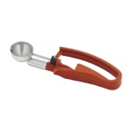 Vollrath 47401 - Disher, .65 oz., size 50, terracotta 6-3/8