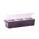 Vollrath 4742-06 - Kondi-Keeper Condiment Dispenser, plastic, standard lid, 3 q