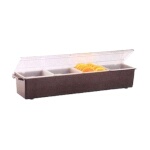 Vollrath 4745-01 - Kondi-Keeper Condiment Dispenser, plastic, standard lid, 4 q