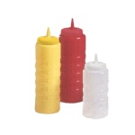 Vollrath 4924-02 - Color Mate Squeeze Bottle Dispenser, Red 24 oz. (Case of 12)