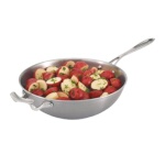 Vollrath 49418 - Miramar Display Cookware Stir Fry Pan, 12inch, 5-3/16 qt., thick 3-