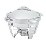 Vollrath 49522 - Maximillian Round Steel Chafing Dish, 6 qt.