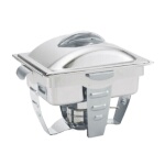 Vollrath 49529 - Maximillian Steel Half-Size Chafing Dish, 4.1 qt.