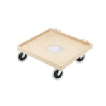 Vollrath 52290 - Dolly, Dish Rack, plastic with center drain hole, platform w