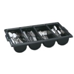 Vollrath 52653 - Cutlery Dispenser/Box, black, 21 5/8