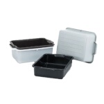 Vollrath 52657 - Bus/Dish Box, Natural, Heavy-Duty Plastic, 20