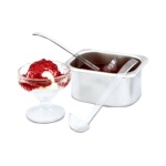 Vollrath 52908 - Ladle, 1/2 oz., Bicolite clear plastic, 6-1/2