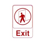 Vollrath 5609 - Exit Sign, 6