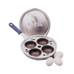 Vollrath 56507 - Egg Poacher Set, 4 cup, includes pan, poacher insert, cups and c